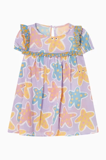 Starfish-print Dress