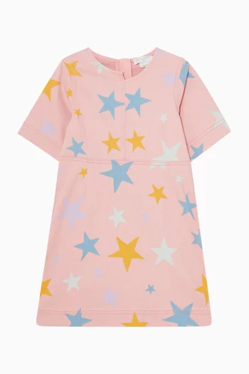 Star-print Dress