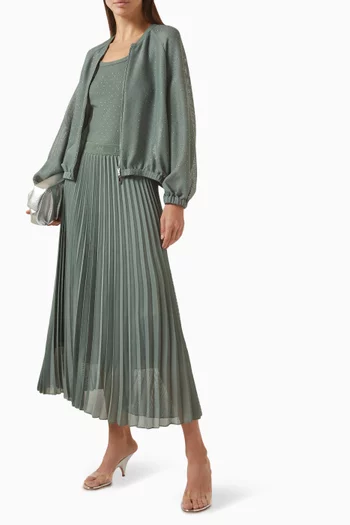 Pleated Skirt in Mesh