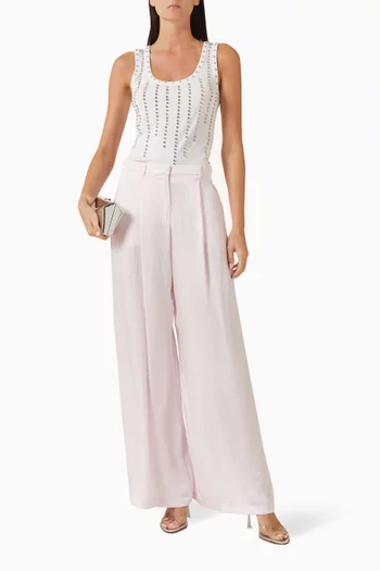 Embellished Tank Top in Jersey
