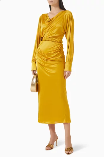 Zerbino Wrap Dress in Jersey