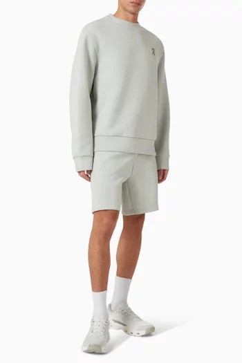 Focus Tech Drawstring Shorts in Cotton-fleece