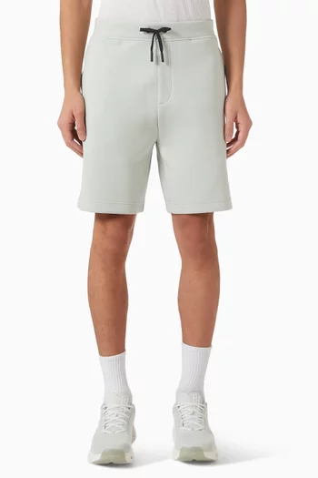 Focus Tech Drawstring Shorts in Cotton-fleece