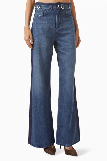 Wide-leg Jeans in Denim