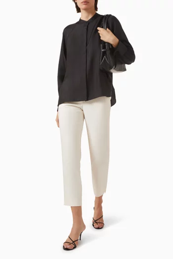 Blouson Shirt in Georgette