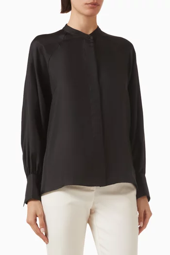 Blouson Shirt in Georgette