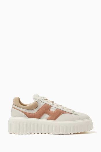 H-Stripes Sneakers in Leather