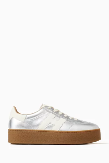 Cool Platform Sneakers in Leather