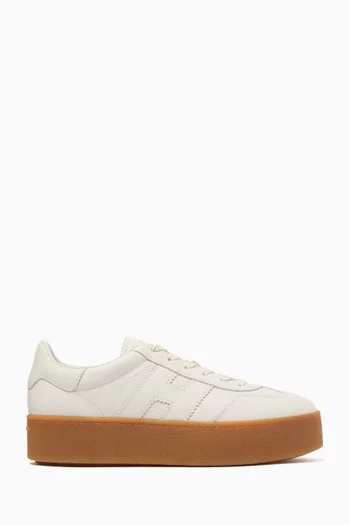 Cool Platform Sneakers in Leather