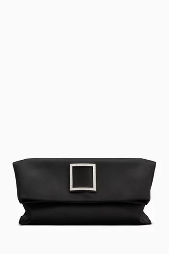 Trompette Clutch in Satin