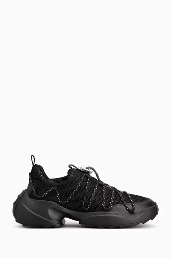 Viv' on the Run Sneakers in Leather & Fabric
