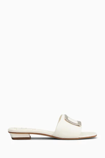 Belle Vivier Mules in Leather