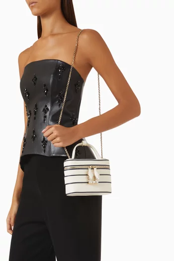 Vanity Très Vivier Micro Bag in Leather