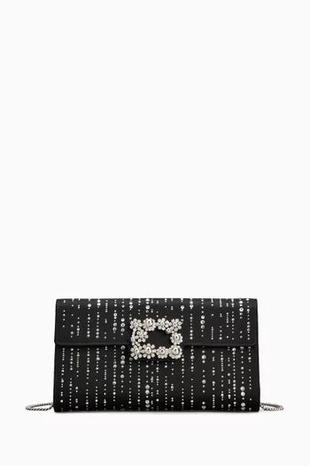 Efflorescence Clutch in Satin