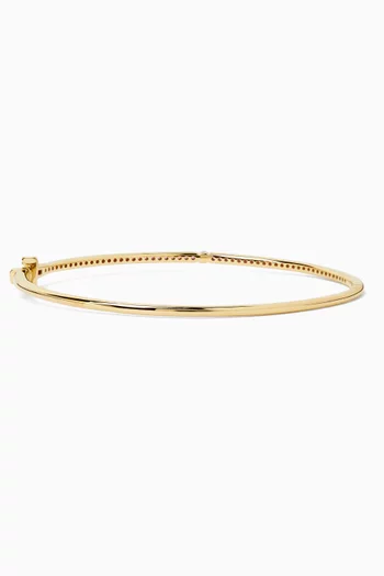 Zeus Pink Sapphire Pavé Bracelet in 18kt Gold