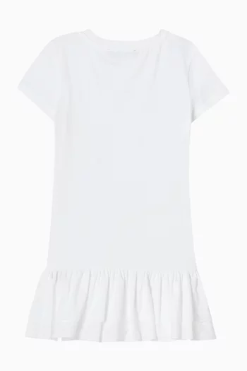 Logo Ruffle Dress