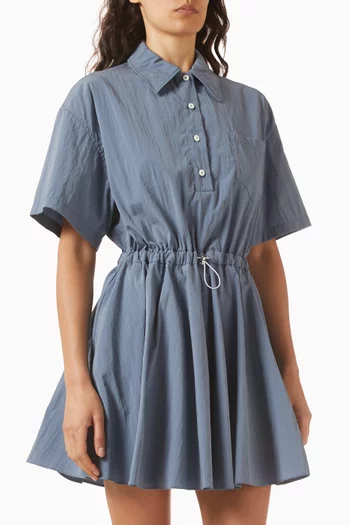 Pongé Midi Dress