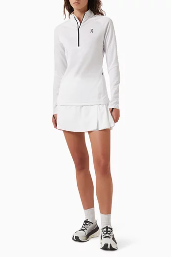 Court Pleated Mini Skirt