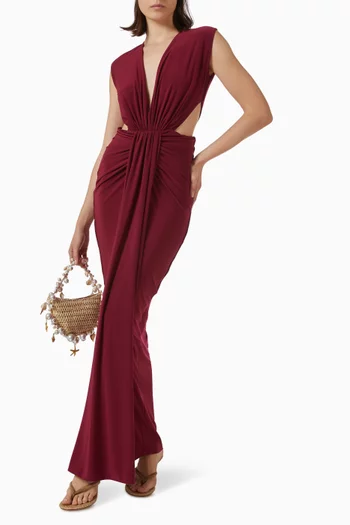 Nia Cut-out Dress in Jersey
