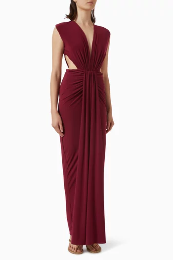 Nia Cut-out Dress in Jersey