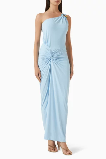 Canoa Twist Dress in Jersey