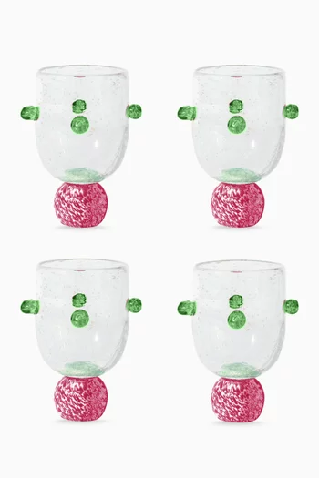 Liliana Dotty Glass Tumbler, Set of 4