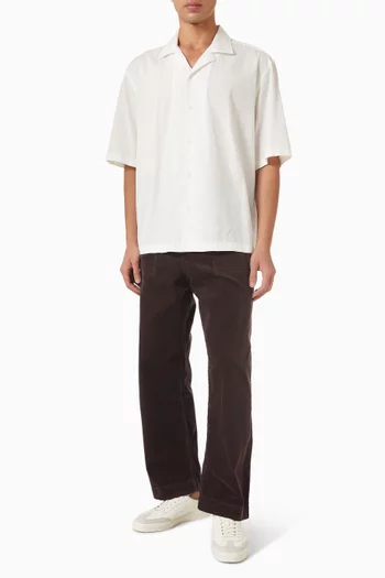 x Beckham Relaxed Fit Shirt in Silk-blend