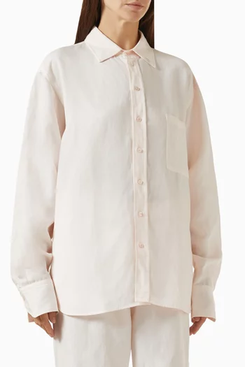Relaxed-fit Shirt in Linen-blend