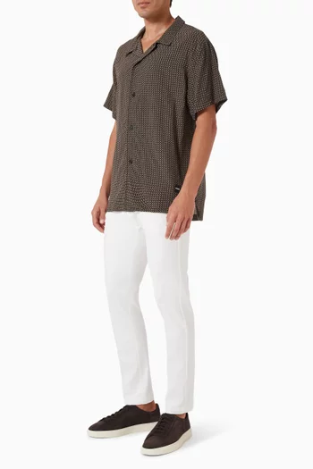 Slim Fit Pants in Gabardine