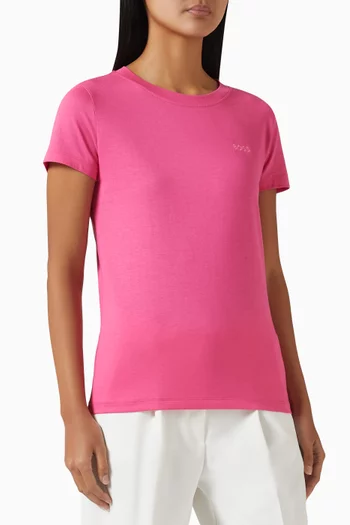 Logo-print T-shirt in Jersey