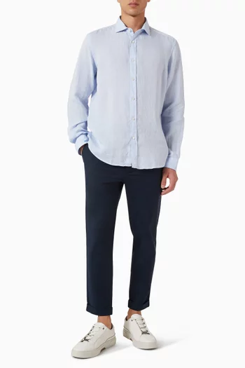 Liam Buttoned Shirt in Linen