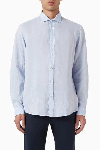 Liam Buttoned Shirt in Linen