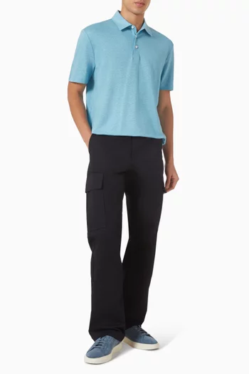 x Beckham Polo T-shirt in Linen