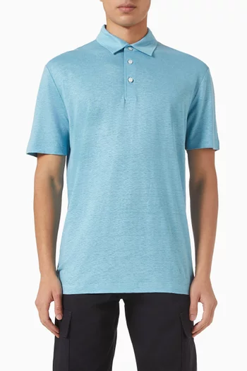 x Beckham Polo T-shirt in Linen