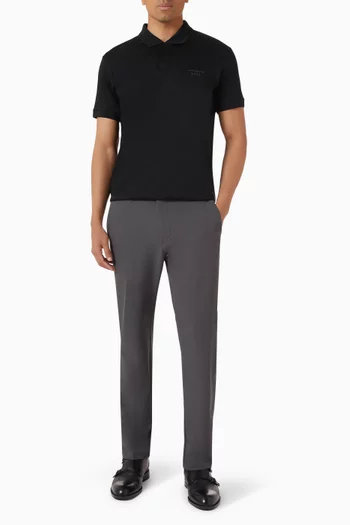 x Porsche Polo Shirt in Mercerised Cotton