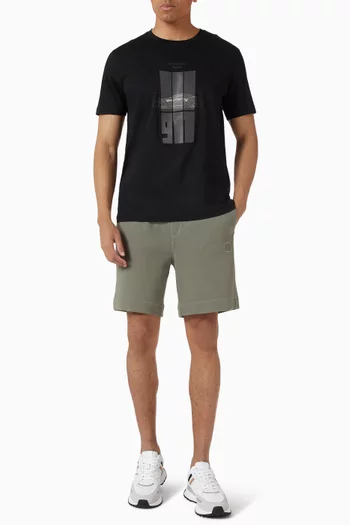 x Porsche Reflective Print T-shirt in Cotton