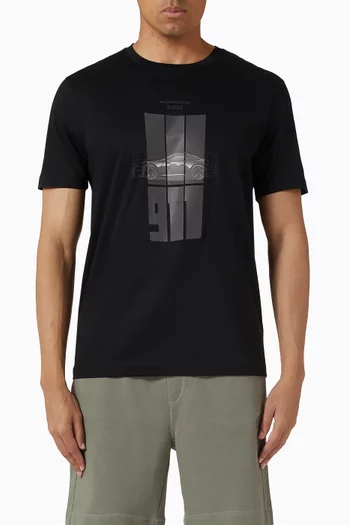 x Porsche Reflective Print T-shirt in Cotton