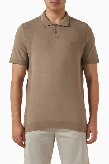 Bodymapping Polo Shirt  in Cotton-blend
