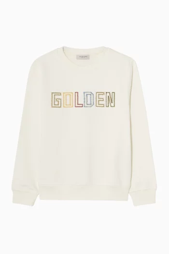 Logo Crewneck Sweatshirt in Cotton