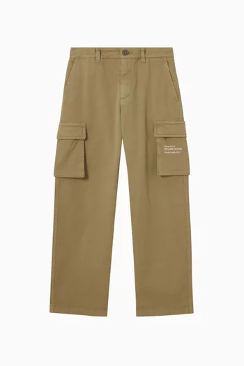 Cargo Pants in Cotton Gabardine