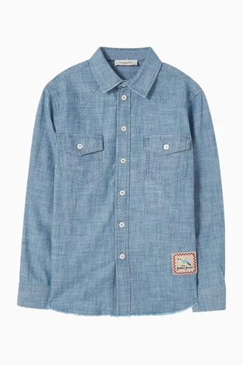 Poldo Button-up Shirt in Denim