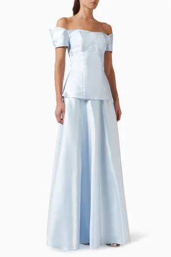 Off-shoulder Ball Gown