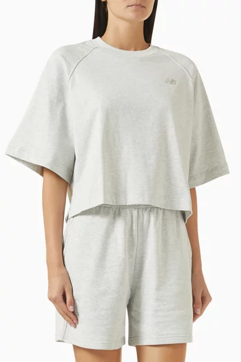 Raglan Oversized T-shirt in Cotton