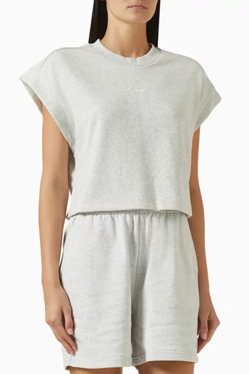 Logo T-shirt in French Terry