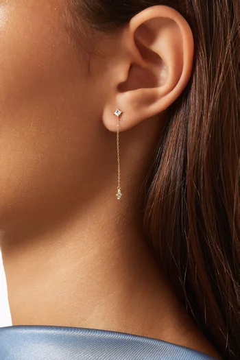 Starlight Charm Drop Earrings in 18kt Gold
