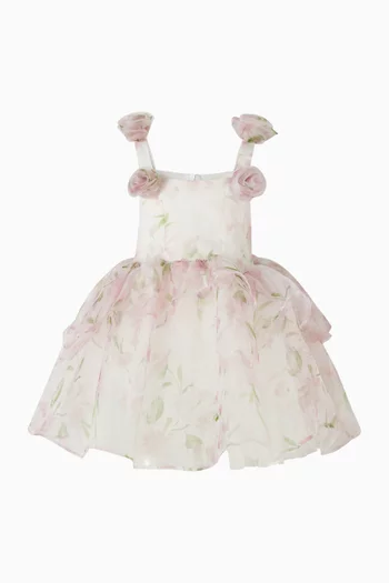 Floral-print Dress
