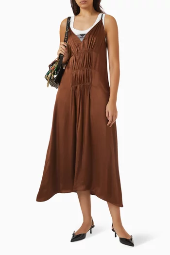Cami Dress in Satin-crepe