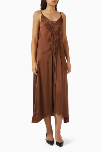 Cami Dress in Satin-crepe