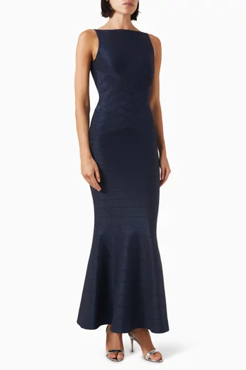 Dion Dress in Lurex