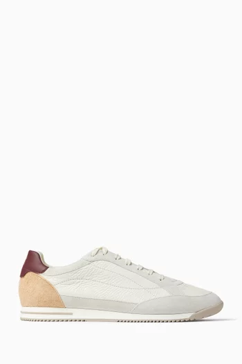 Low-top Sneakers in Deerskin & Suede
